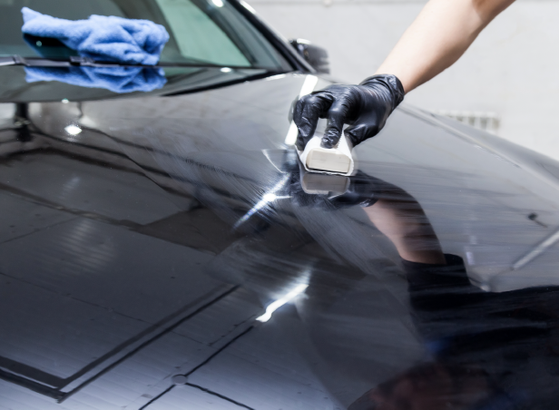 turbo tint ceramic coating clear protection with a gloss